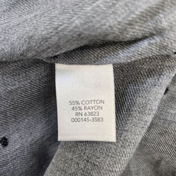 NWT Christopher & Banks Textured Dot Popover Top Size Small - Picture 6 of 6